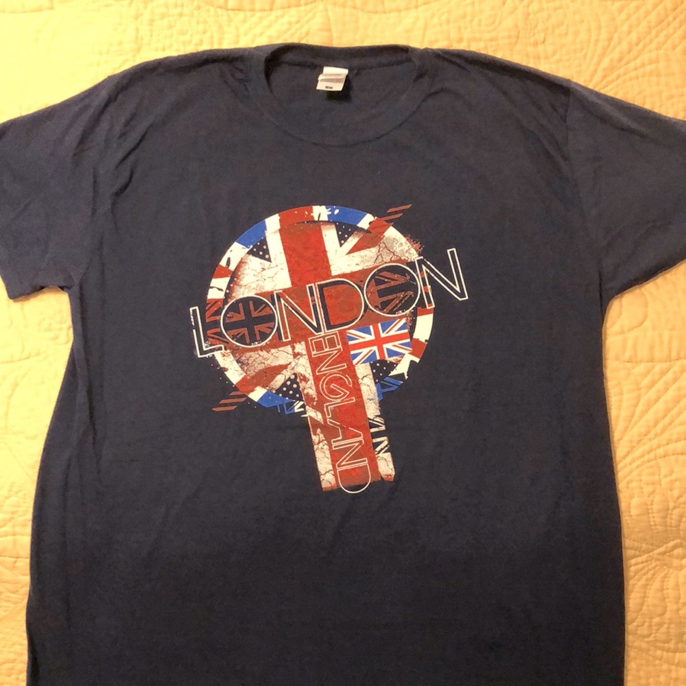 NEW London England souvenir shirt -100% cotton men’s tee shirt, size Large